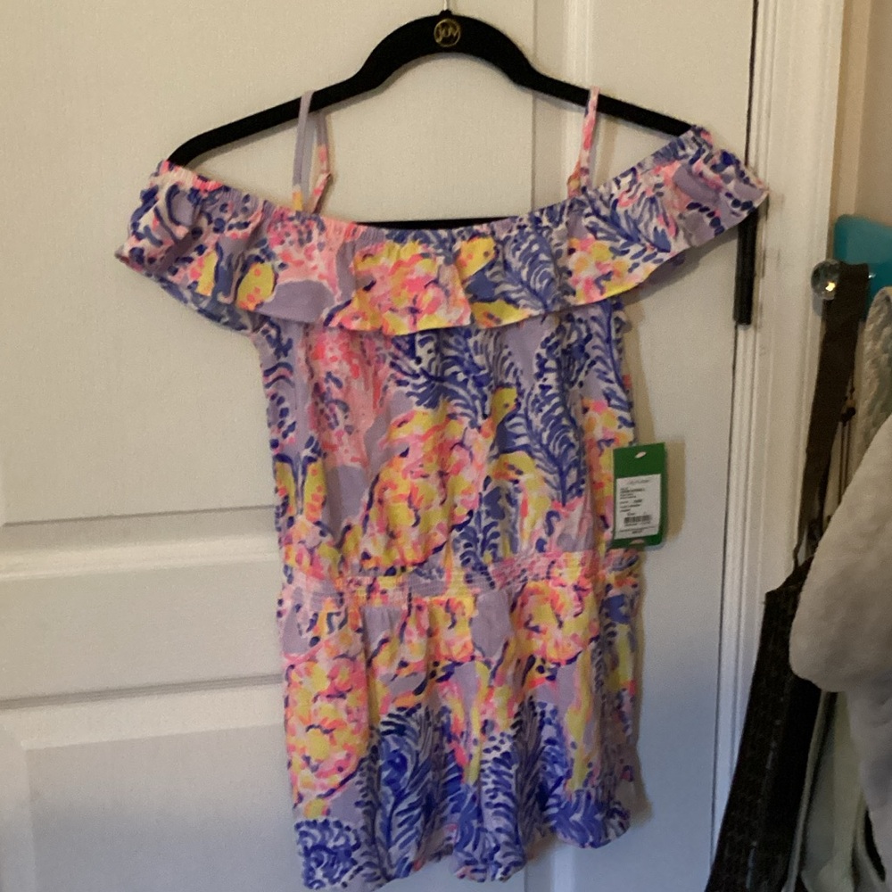 Floral Off-Shoulder romper